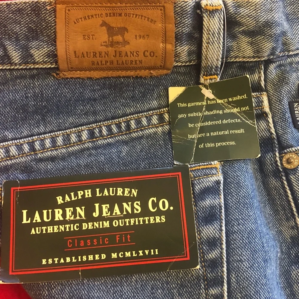Lauren Jeans Company 💯% cotton jeans size 10